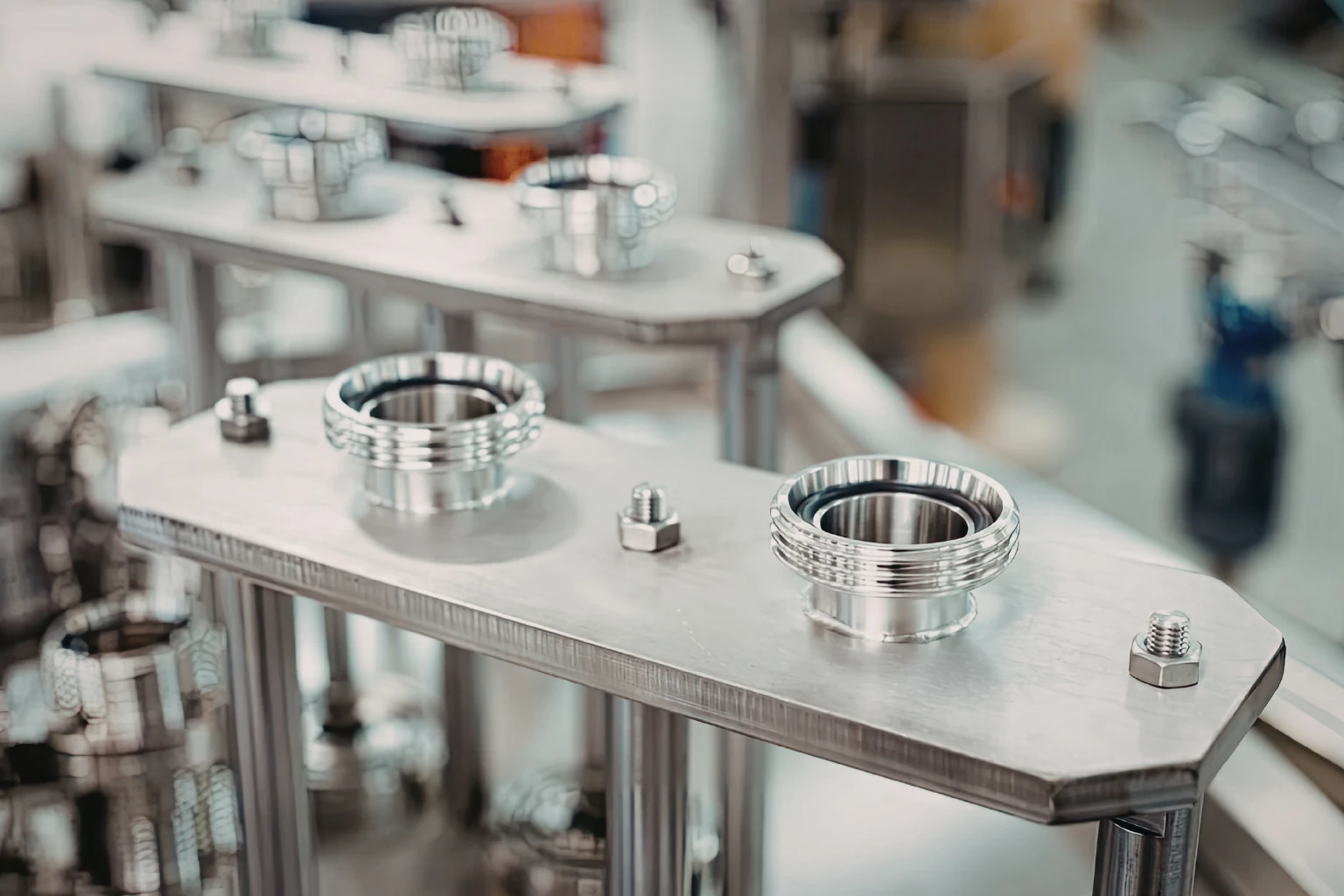 Lankhorst Metallverbindung Präzise verschraubte Metallverbindung im Maschinenbau