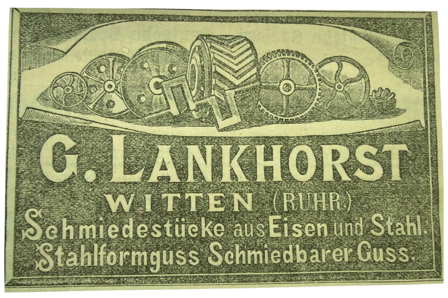 Briefmarke Lankhorst Witten Briefmarke Lankhorst Witten